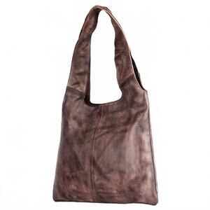 NEW NEVER MIND women's hobo handbag in brown